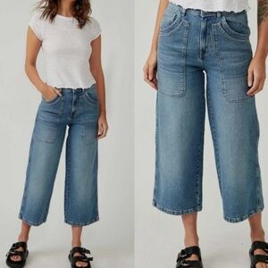 We The Free Piper Crop Wide Leg Jeans